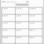 Exponential Expressions Worksheets