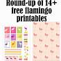 Free Flamingo Printables