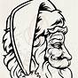 Santa Claus Stencil Printable