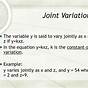 Joint And Combined Variation Worksheet