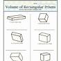 Volume Of Rectangular Prism Worksheets