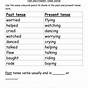 Verbs Present Tense Worksheet