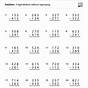 Three Digit Addition Worksheets With Regrouping