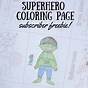 Superhero Activity Sheets For Kids