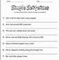 Printable Sentence Worksheet