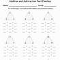 Fact Families Addition And Subtraction Worksheets