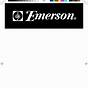 Emerson Ms9700 Stereo System User Manual