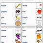 Matching Words With Pictures Worksheets