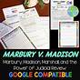Judicial Review Marbury V Madison Worksheet