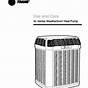 Trane Xl1200 Heat Pump Manual