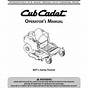 Cub Cadet Rzt 42 Manual