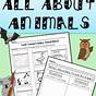 Creature Feature Science Worksheet