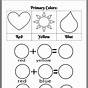 Mixing Primary Colours Worksheet