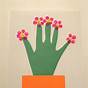 Hand Print Flowers