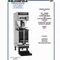 Bloomfield 8742 3g Tea Brewer Owner's Manual