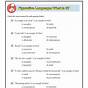 Figurative Language Worksheets