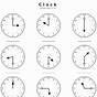 Clock Telling Time Worksheet