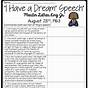 I Have A Dream Questions Worksheet