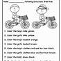 Printable Worksheet On Following Directions