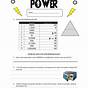 Calculating Work And Power Worksheet