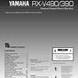Yamaha Rxv3900 Manual