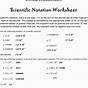 Scientific Notation Worksheet Pdf With Answers