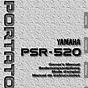 Yamaha A 520 Owner's Manual