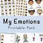 Emotion Worksheet Activities For Kindergarten