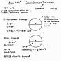 Radius And Diameter Worksheet With Answers