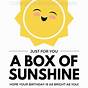 Printable Box Of Sunshine