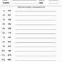 Math Place Value Worksheets
