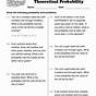 Experimental Vs Theoretical Probability Worksheet