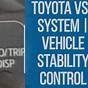 Check Vehicle Stability Control System Toyota Camry