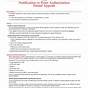 Sample Appeal Letter For Prior Authorization Denial