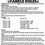 Pdf Printable Pdf Farkle Rules