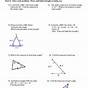 Isosceles Triangle Worksheet With Answers