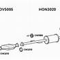 2000 Honda Accord Exhaust System Diagram