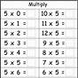 Multiplication Sheet Printable