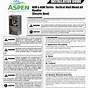 Aspen E5 Installation Manual