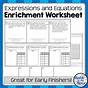 Enrichment Worksheet Answers Science