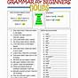 English For Beginners Worksheets Printable