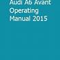 Audi A6 Avant Owner Manual