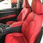 Toyota Camry Red Leather Interior
