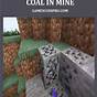 How To Find Coal Minecraft