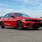 Red Honda Civic 2022