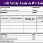 How To Fill Out A Job Safety Analysis Worksheet