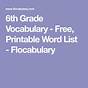 5th Grade Multiple Meaning Word List