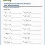 Fractions Mixed Numbers Worksheets