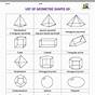 Geometric Shapes Worksheet 5th Grade