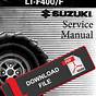 Suzuki Eiger Service Manual